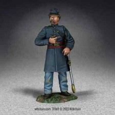 W. Britain - Federal Company Officer with Pipe, No.2 #31369