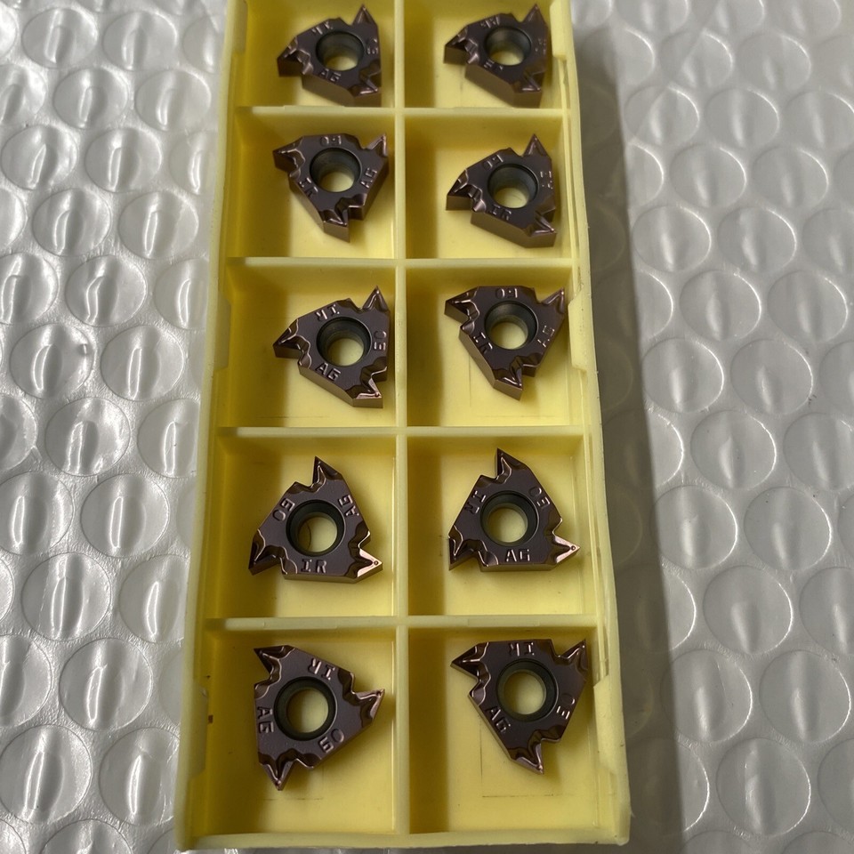 10pcs 16ERM AG60 LF6018 External thread turning insert 16ER AG60 0.5-3 ...