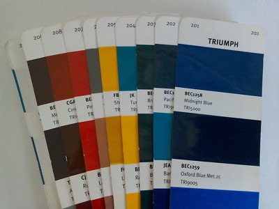 Triumph Colour Codes - Infoupdate.org
