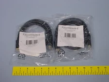 Lot of 2 Belkin F2CD000B F2CD000B06-E DisplayPort Cable 6' DP-M / DP-M