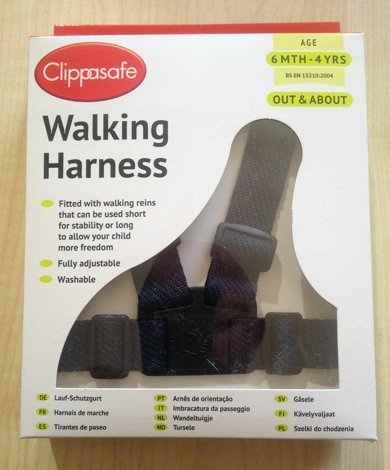 , Arnés/riendas lavables para caminar de seguridad para niños/niños pequeños Clippasafe vendedor del Reino Unido Foto 3 de 4