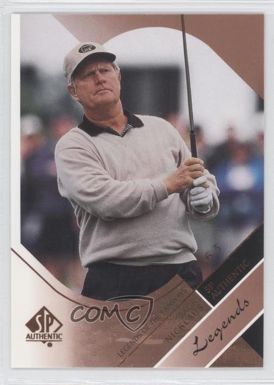 2003 SP Authentic Legends of the Fairway Jack Nicklaus #35 02v3
