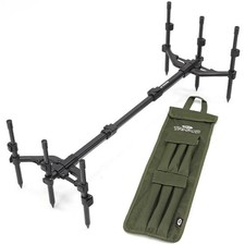 NGT 3 Rod Pod Carp Fishing Fully Adjustable TRI POD With Fishing Carry Case Bag