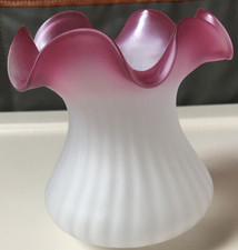 Reeded Flute Glass light fitting Shade ( ideal for Wall or ceiling fitting)