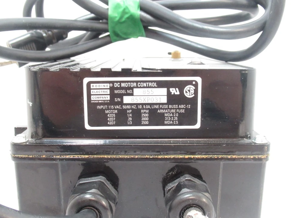 855 Bodine Filtered SCR DC Basic Speed Control - Image 3 of 4