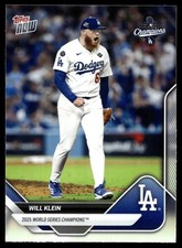 2025 Topps Now World Series Champions Los Angeles Dodgers Will Klein #WS-11