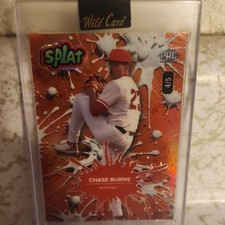 2024 Wild Card Splat Serial Numbered Chase Burns #SBORA34-CB Baseball Card /5