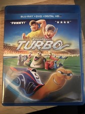 Turbo: Blu-ray  DVD  Digital Ryan Reynolds Great Condition Free Shipping