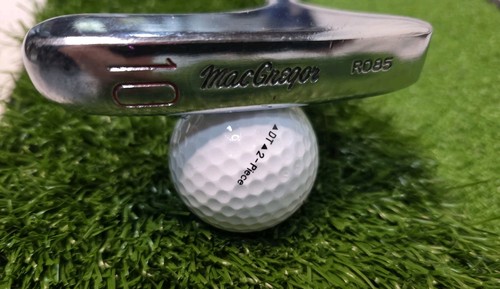 Rare MacGregor R085 Putter #10 Golf Club RH LH Original Leather Grip Steel Shaft