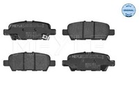 NEU - Meyle 0252487113/W Bremsbelagsatz, Scheibenbremse FüR Infiniti Renault