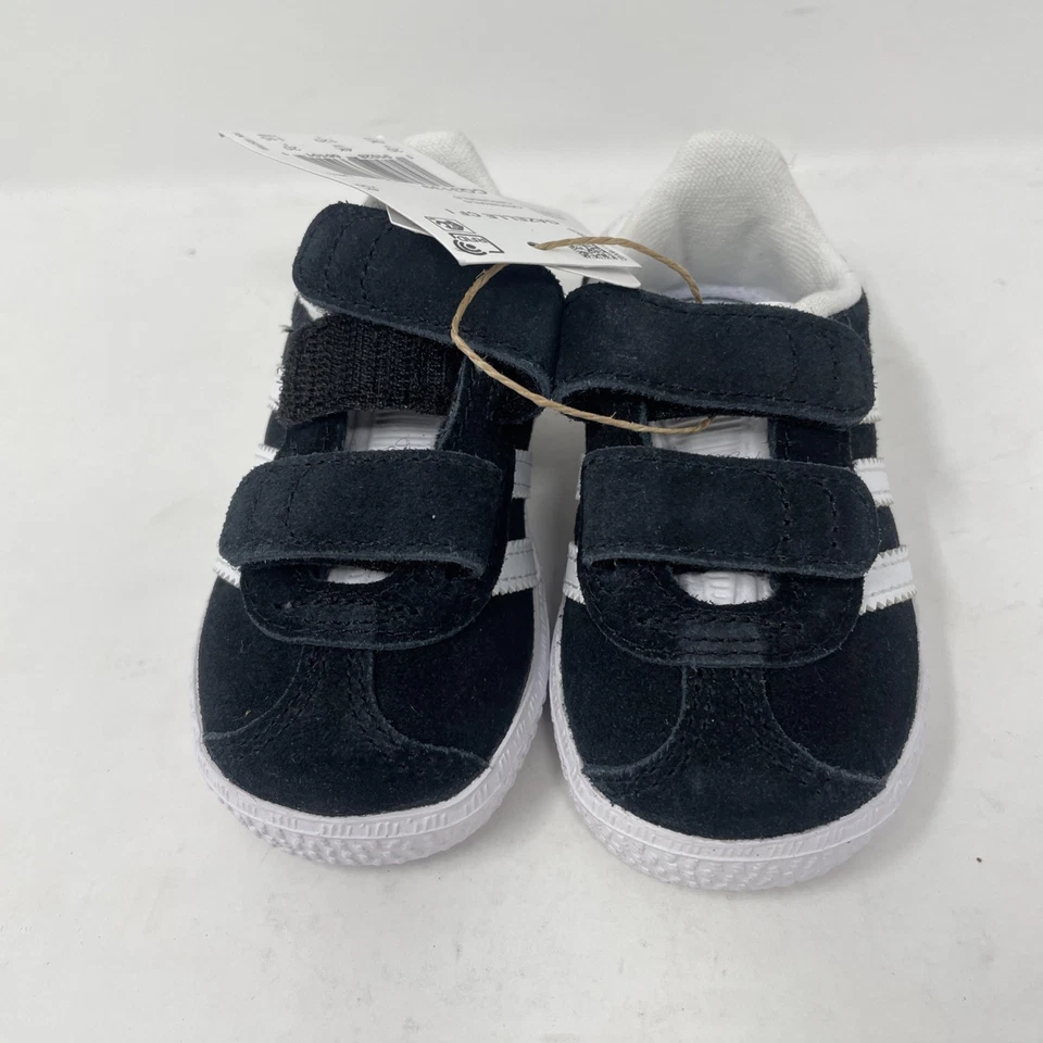 Adidas Gazelle CF I Toddler Size 5K  Black With White Stripes CQ3139 New w/tag - Image 4 of 4