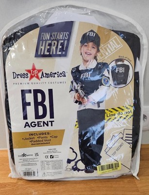 Dress Up America FBI-Kostüm Für Kinder   Bundesagent-Verkleidung  7579