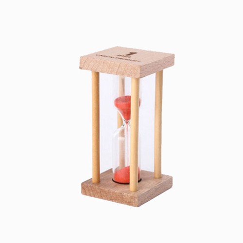 1 Minute Mini Wooden Sand Timer Hourglass Sandglass Gift Decor - Picture 8 of 11