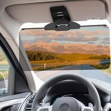 Sun Visor Extender for Car, UV400 Adjustable Car Visor Extender Sun Blocker,