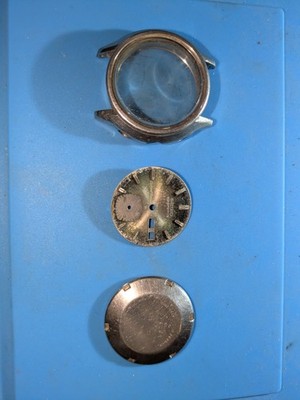 Seiko 6139 8050 Case Back Dial JDM Speedtimer for restore