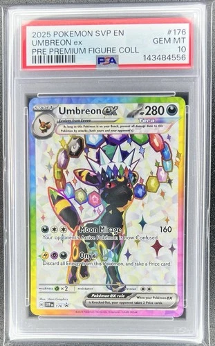 PSA 10 Umbreon Ex 176 Black Star Promo PRE Premium Figure Collection Pokemon