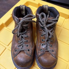Vintage Dr. Martens Chunky 8287 Brown Leather Boots Men s 6 womens 7.5