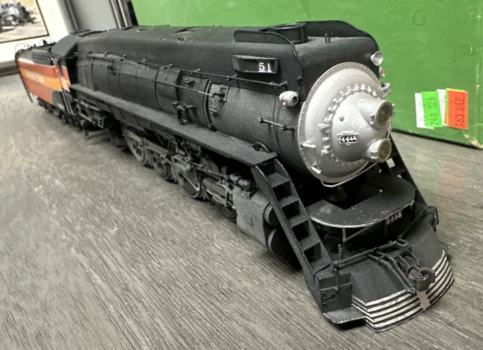 Overland Models S Scale Brass #1701 Southern Pacific GS-4 4-8-4 #4444 Daylight! - Image 4 of 4