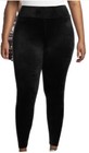 No Boundaries Soft Velour Black Leggings XL (15-17) NEW — photo 1