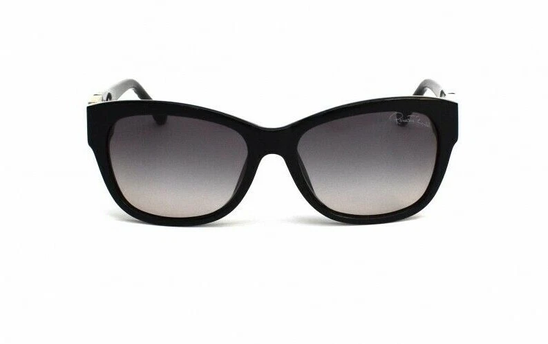 Óculos de sol Roberto Cavalli Acamar RC785T preto 01B armação de plástico 55-16-140 785T - Imagem 4 de 4