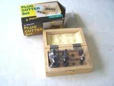 Plug Cutter Set 5/8", 1/2" and 1/4" bits new in box