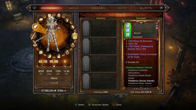 Mafia Definitive Edition Xbox Set PRIMAL Per Diablo 3 (PS4/Xbox One) - Completamente Modificato, Classe Pestilenza/Necromante, Eroi NON Stagionali Diablo 3 Set PRIMAL - Foto 9