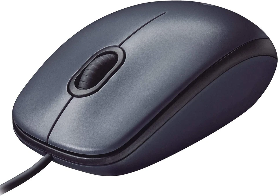 Logitech M90 USB Wired Mouse 1000 DPI Optical Tracking PC/Mac - Black - Image 3 of 4