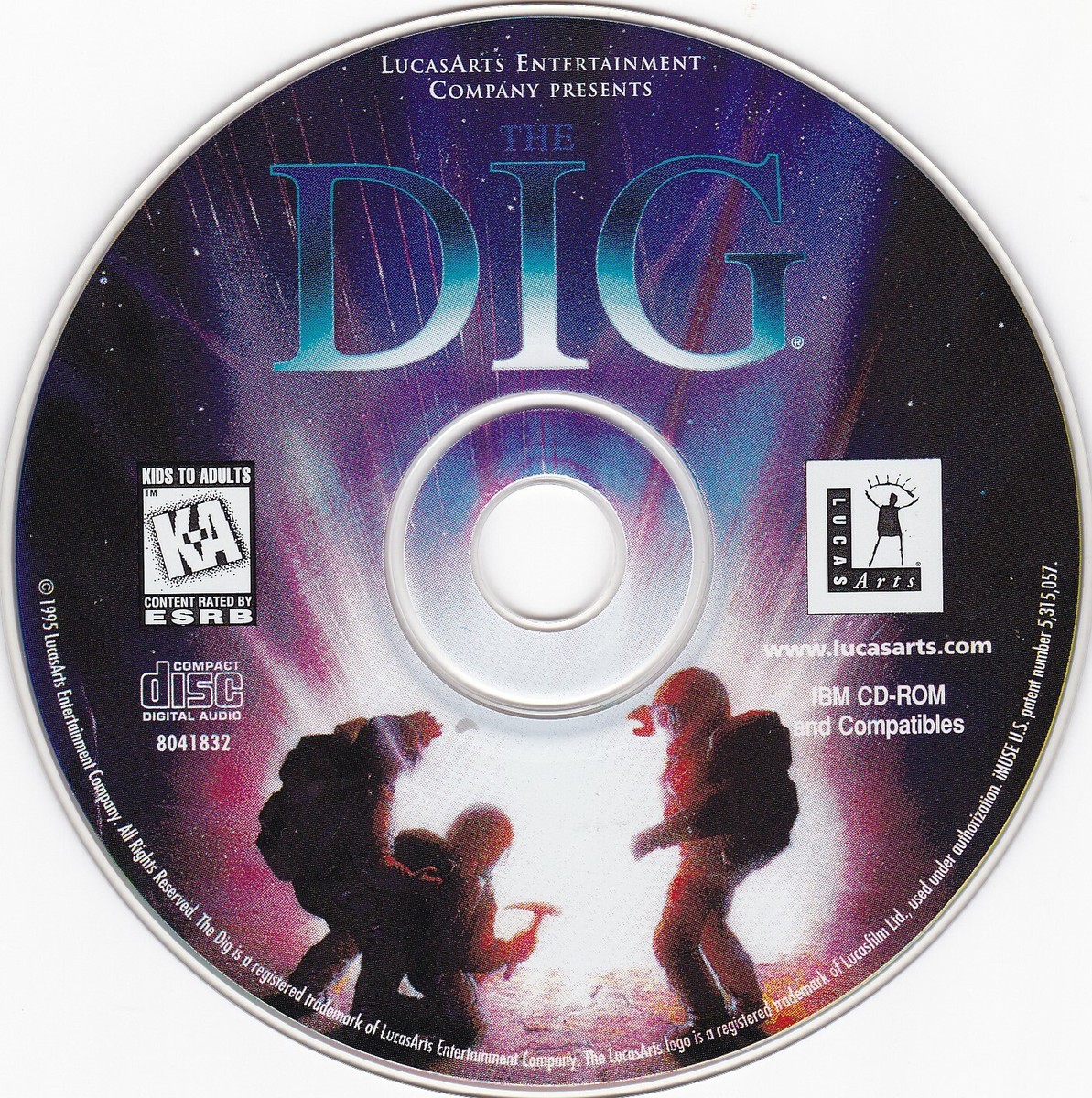 Vintage The Dig (PC Game, Lucas Arts, 1995) *DISC ONLY* | eBay