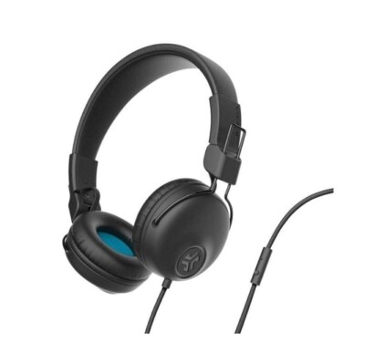 JLab Audio Wired On-Ear Headphones - Black