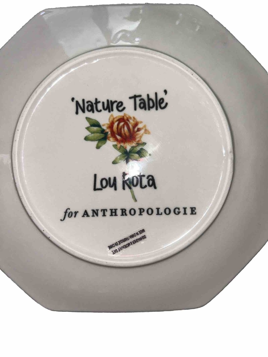 Anthropologie Lou Rota NATURE TABLE PLATES LEMURS 8.5