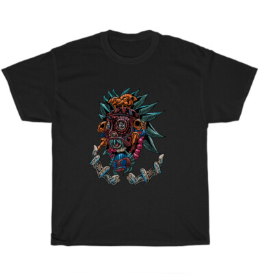 Aztec Cool Shaman Guardian Inca Maya Warrior Ancient Civilization T-Shirt Unisex