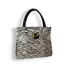 PHARD Women's Faux Leather Zebra Bag