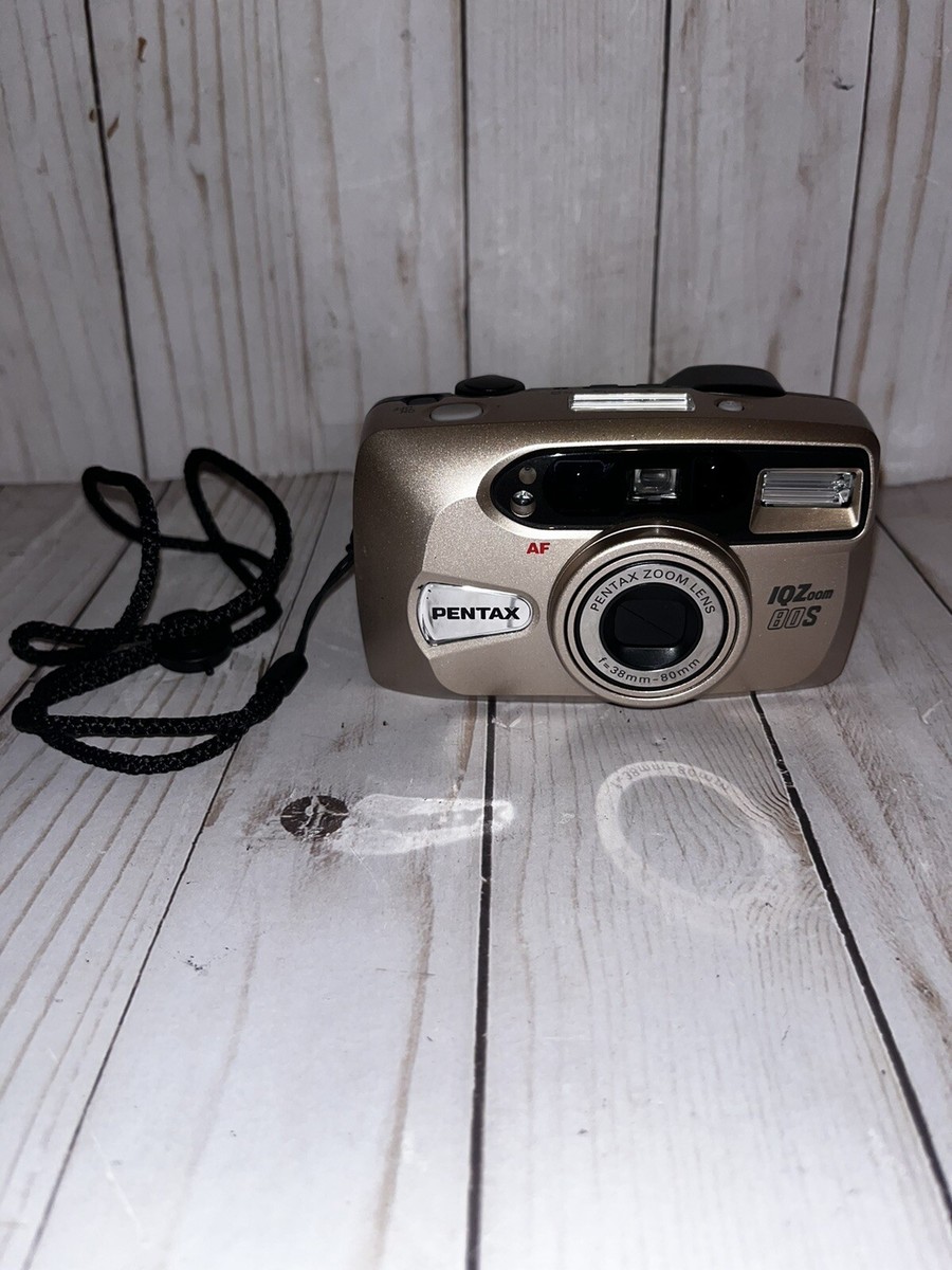 Pentax IQZoom 80S Quartz Date 35mm Point and Shoot Film Camera