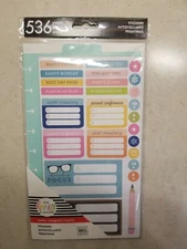 THE HAPPY PLANNER Teacher Stickers 536 Pieces