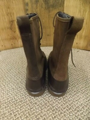 Vintage LaCrosse Big Mountain Brown Leather‎ Rubber Boots Mens 7 NO LINER $_12.JPG?set_id=880000500F main image 3