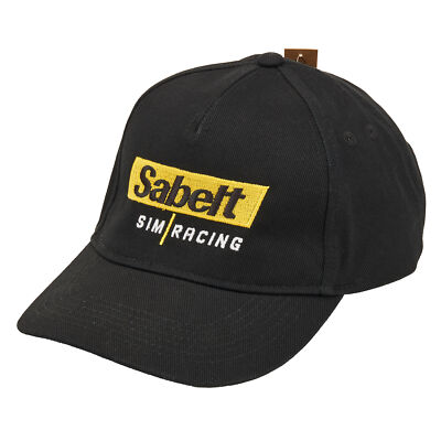 Sabelt Sim Racing Baseball Cap - Curved Peak, Breathable, Adjustable Fit