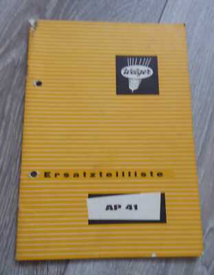 Welger Baler AP41 Parts List