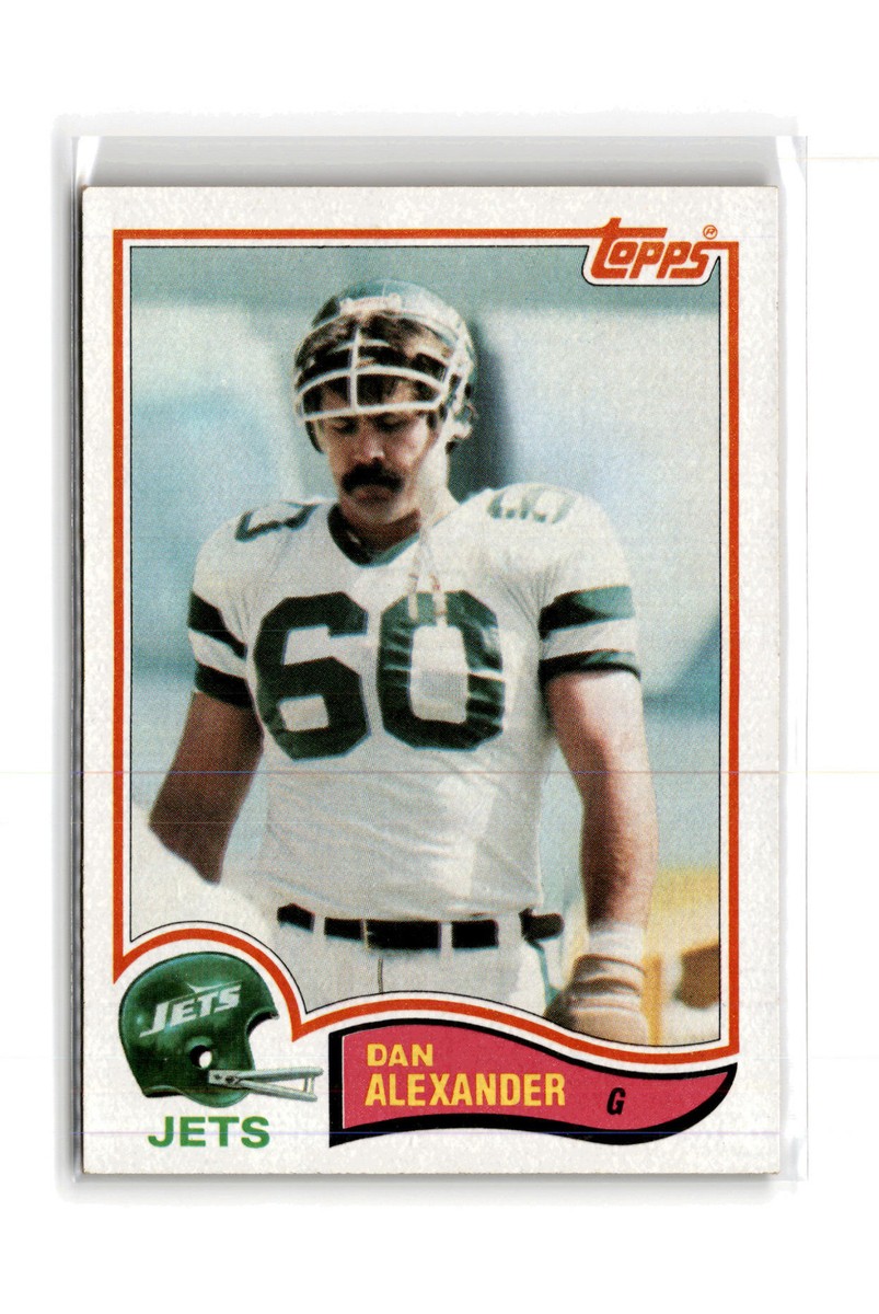 Dan Alexander Football #161 1982 Topps New York Jets | eBay