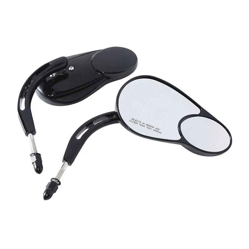 Espejo retrovisor de 8 mm para Harley Touring Street Glide Sportster Iron 883 XL883N Foto 2 de 4