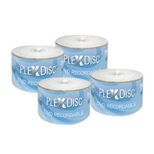 200 PC PlexDisc 16X 4.7 GB DVD-R White Inkjet Hub Printable Disc 632-210