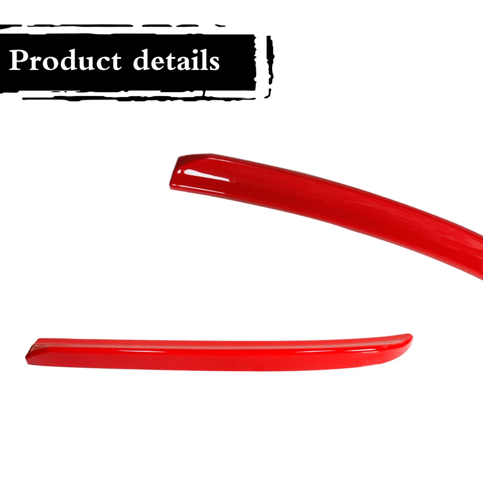 Aletas labiales de extensión de alerón trasero para Mini Cooper F56 F55 S/JCW - rojo Foto 3 de 4