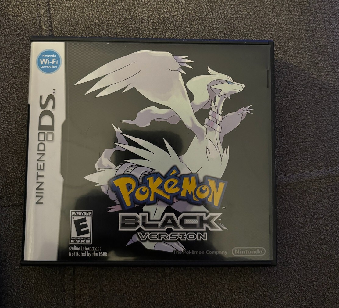 Pokemon Black (Nintendo DS, 2010) Authentic, Case Game & Manual | eBay
