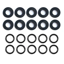 Propane  Gas Tank Gasket and O-Ring for Soft Nose P.O.L. POL Fittings - 10 PCS
