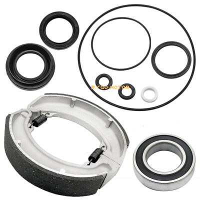 Rear Brake Shoes & Bearing Seals Kit for Honda TRX300FW 4x4