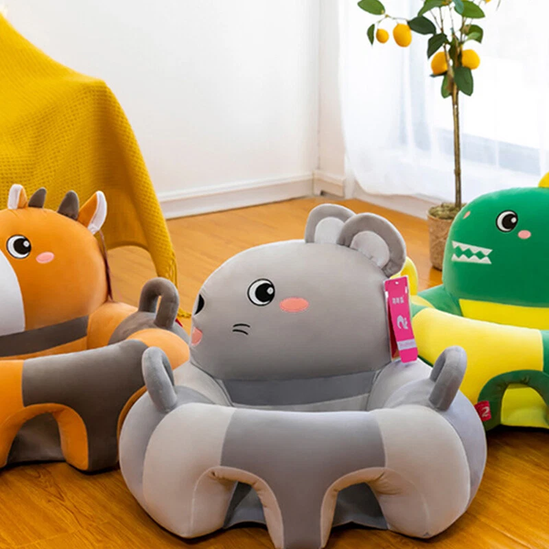 Animal Shaped Kids Learning Sitting Chair Cover Support Sofa