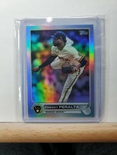 2022 TOPPS Series 1 Baseball Freddy Peralta base RAINBOW Foil/HOLO # 13