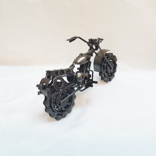 Collectible Motorbike Model Metal Dirt Bike Motorcycle Sculpture Home Bar Decor - Picture 17 of 24
