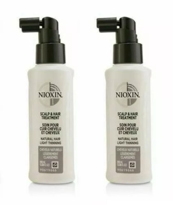 Nioxin System #1 Scalp & Hair Treatment Light Thinning, 3.38 oz (2 Pack)