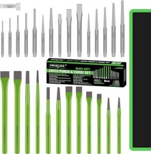 28pcs Punch And Chisel Set Toolstaper Punchcold Chiselspin Punchcenter Punch