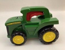 John Deere Tractor Flashlight Working with Sound Roll Go Toy Learning Curve